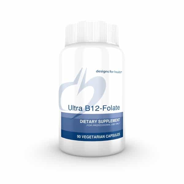 Ultra B12-Folate 90 vegetarian capsules - The Vitamin Herbal Store